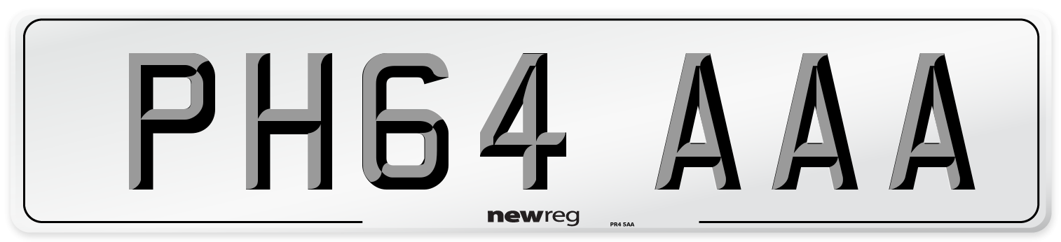 PH64 AAA Number Plate from New Reg